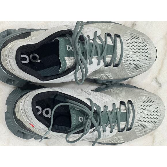 On Running Athletic Shoes - Light Gray and Dark Gray - Picture 4 of 11
